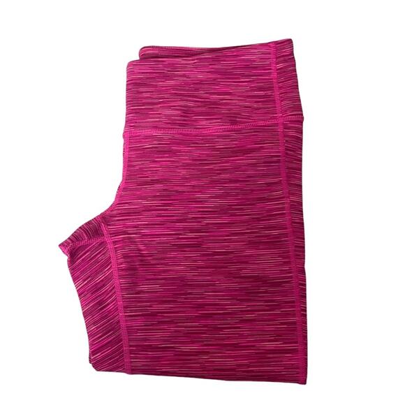 Athleta Chaturanga Space Dye Capri Pants Pink Size Medium - Picture 2 of 11